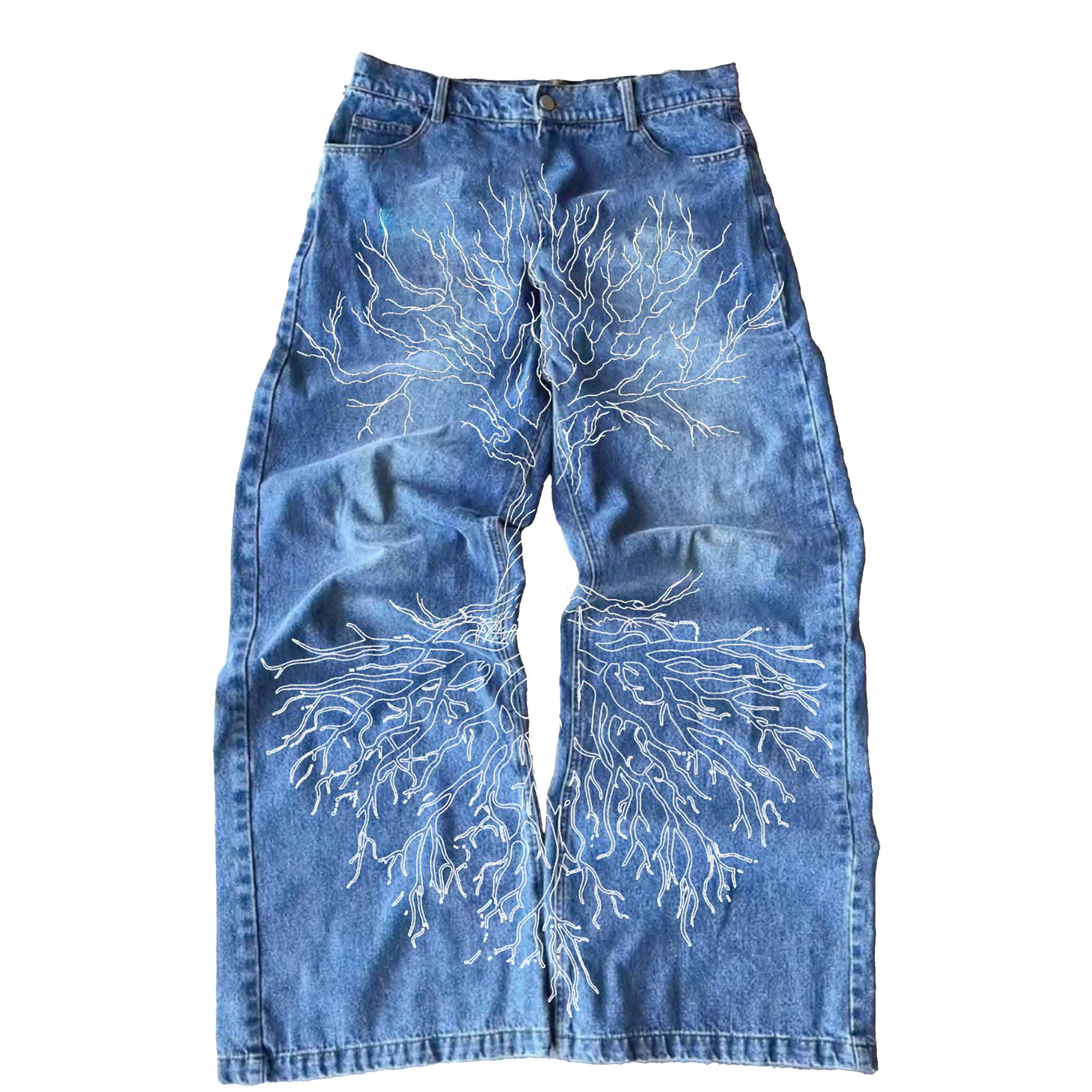 "Roots" denim blue