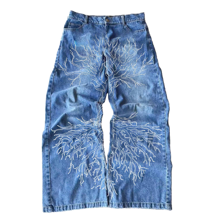 "Roots" denim blue
